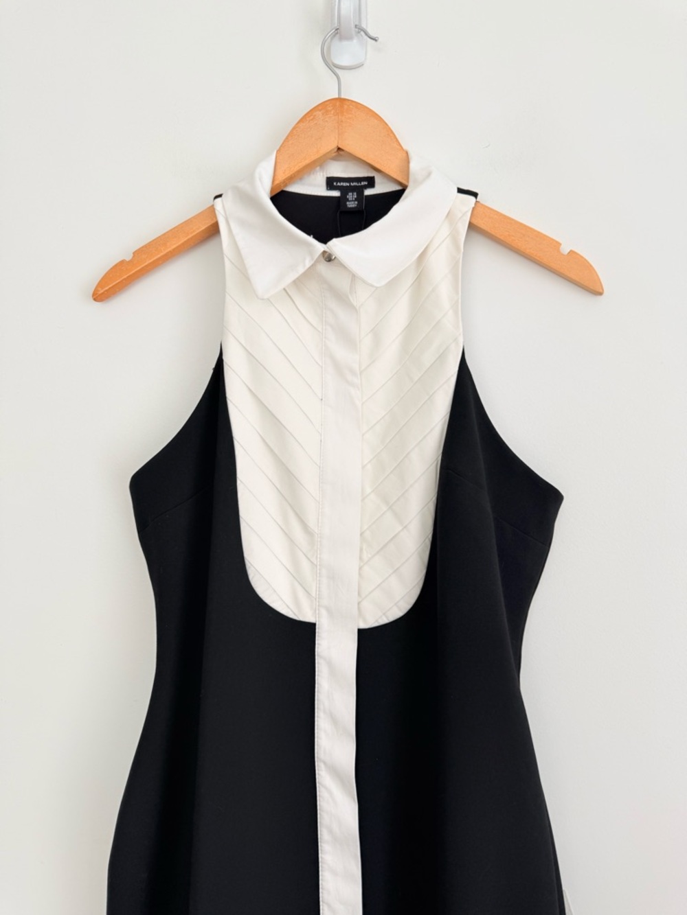 Karen Millen Tuxedo Halter Neck Dress NWT - Picture 6 of 11